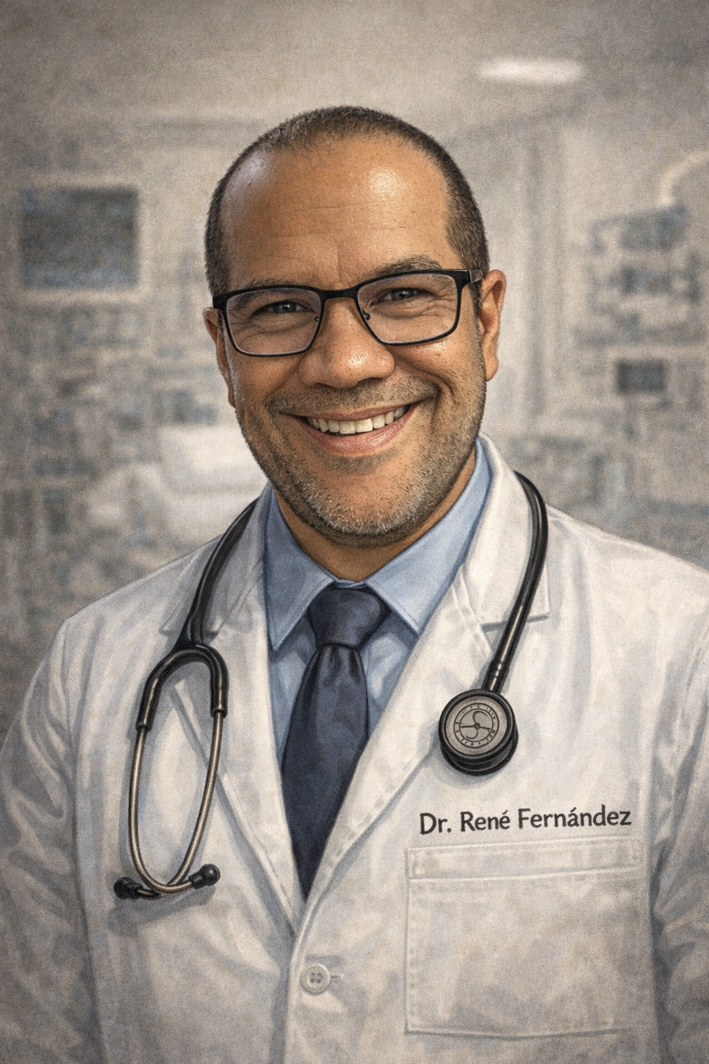 Retrato do Dr. René Fernández Sol
